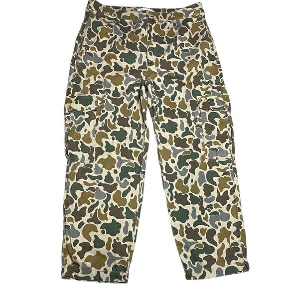 Madewell High Rise Cargo Camo Pants - Picture 8 of 10